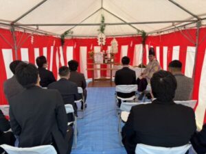 住宅型有料老人ホーム　エルステージ弥冨　地鎮祭