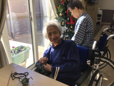 暖かな窓辺で…